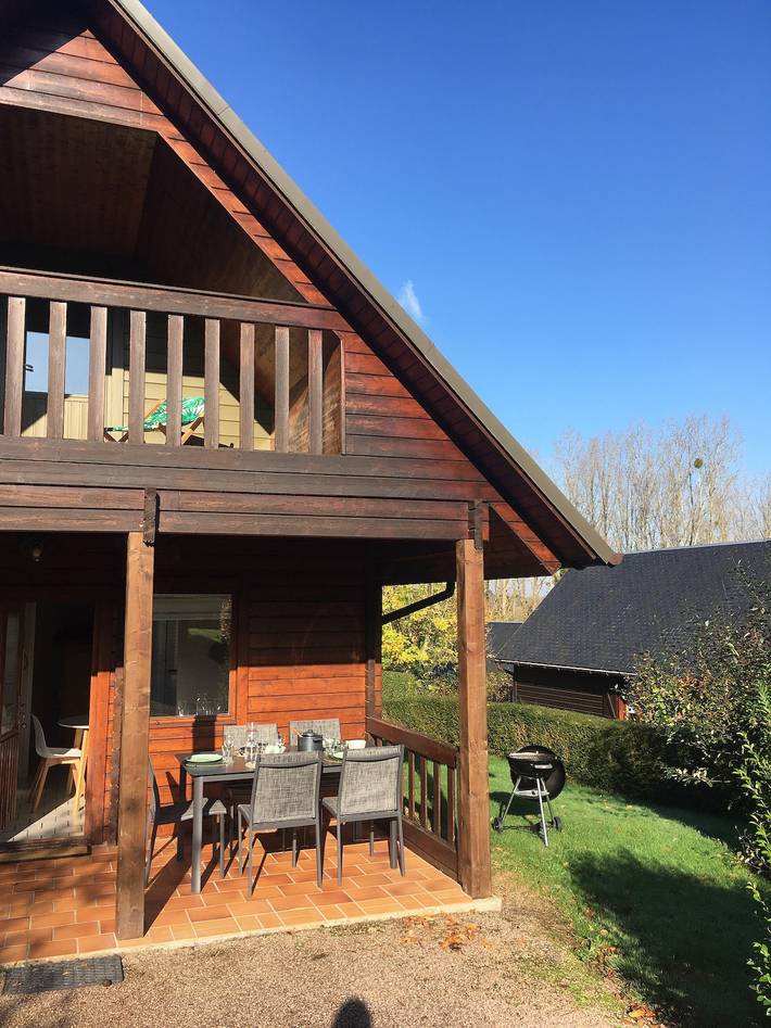 Ferienhaus für 5 Personen, mit Balkon und Garten