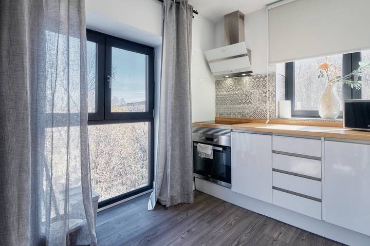 Ganze Wohnung, Ferienwohnung 'Marel' mit Bergblick, Wi-Fi und Klimaanlage in Trefacio, Lago de Sanabria Naturpark