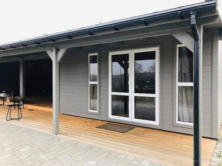 Ferienhaus für 4 Personen, mit Kinderpool und Garten in Niederschlesien