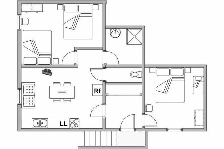 Casa de vacaciones para 4 personas, con jardín - 1