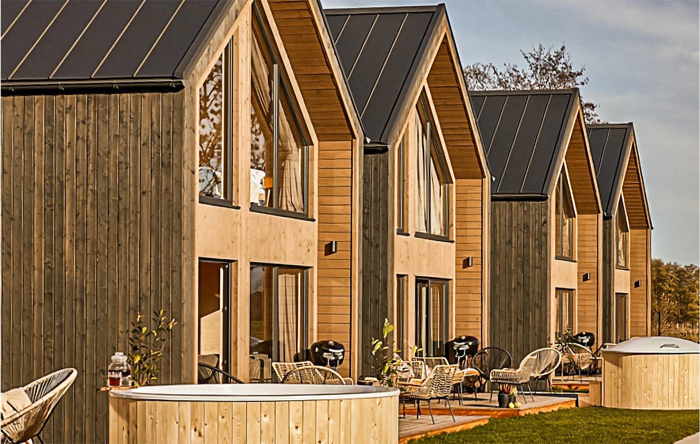 Ferienhaus für 7 Personen mit Terrasse in Trzęsacz, Powiat gryficki