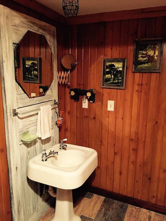 Einzigartige rustikale, luxuriöse 3 Schlafzimmer / 2 Badezimmer Hütte mit Kamin, Feuerstelle, Billardtisch und Wifi in Jo Daviess County