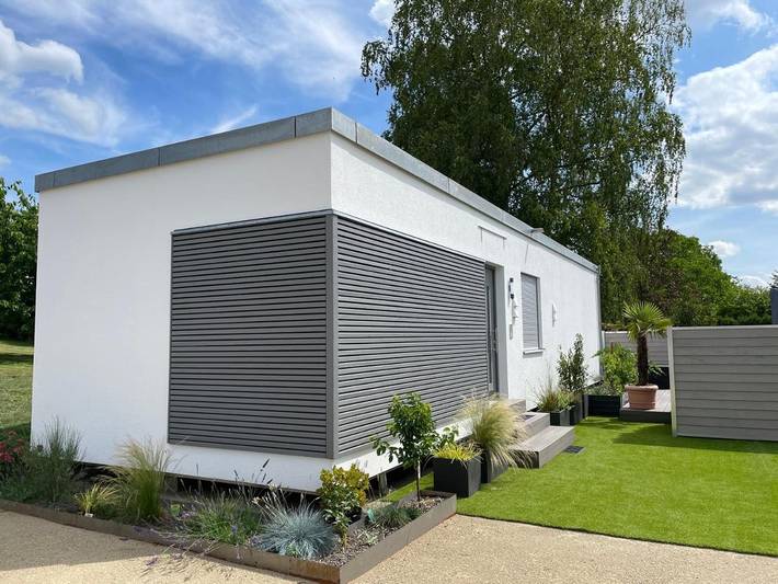 Ferienwohnung für 4 Personen, mit Terrasse und Garten sowie Ausblick