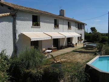 Chambre d’hôte pour 5 personnes, avec jardin et piscine à Sanxay
