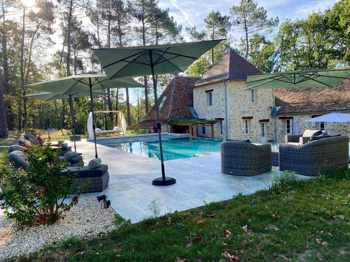 Double Room with Garden View in Lamonzie-Montastruc, Périgord Pourpre