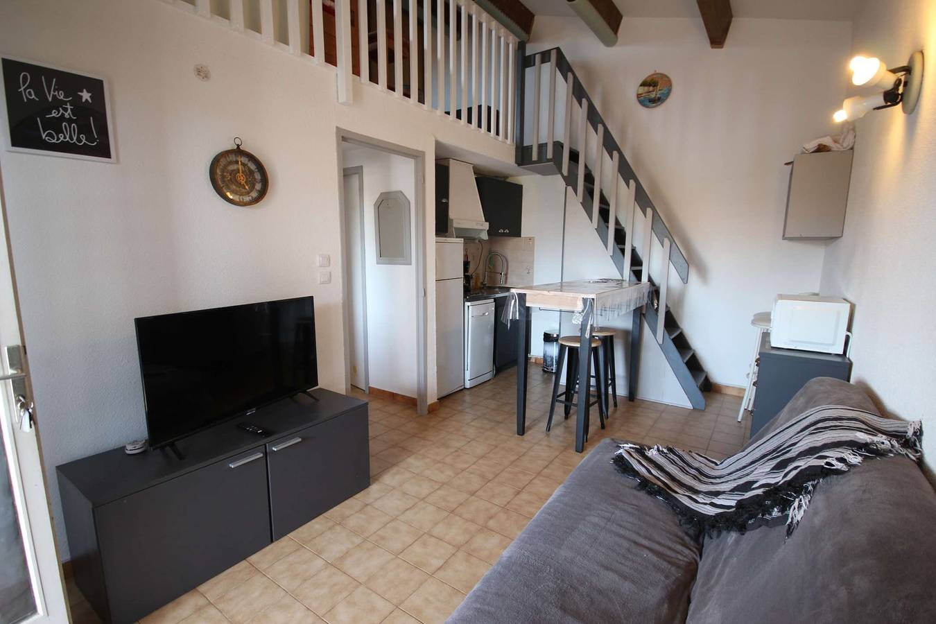Appartement de vacances entier, Maison de vacances 4-6 couchages 200m de la mer Les Sentolines sans piscine Portiragnes Plage in Portiragnes Plage, Portiragnes