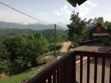 Gîte pour 6 personnes, avec balcon et vue à Soulan