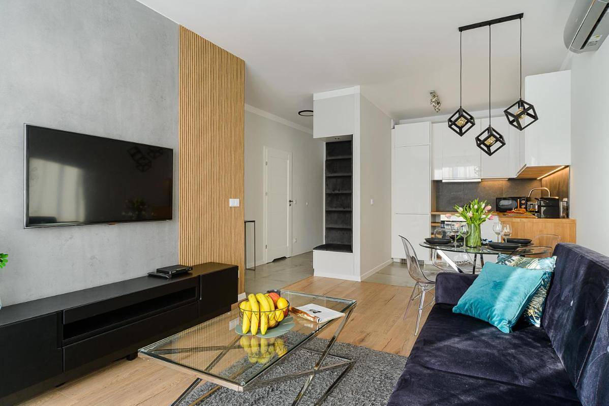Entire apartment, Holiday apartment for 4 people with balcony in Mokotów, Warsaw