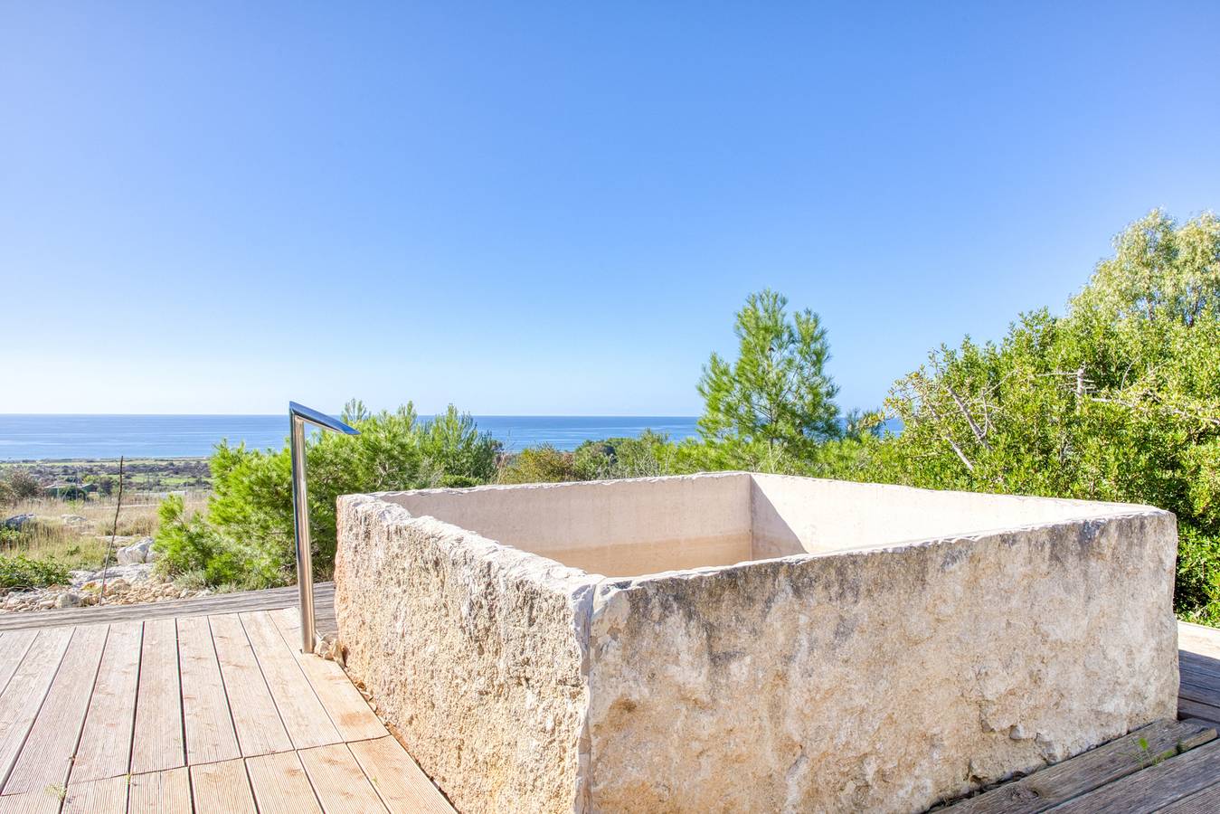 Superbe villa avec piscine & vue mer 180° in Salve, Golfe de Tarente