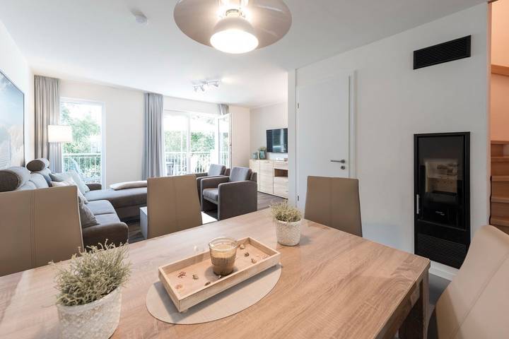 Ferienhaus für 6 Personen, mit Sauna und Ausblick sowie Balkon in Wangerland - 4