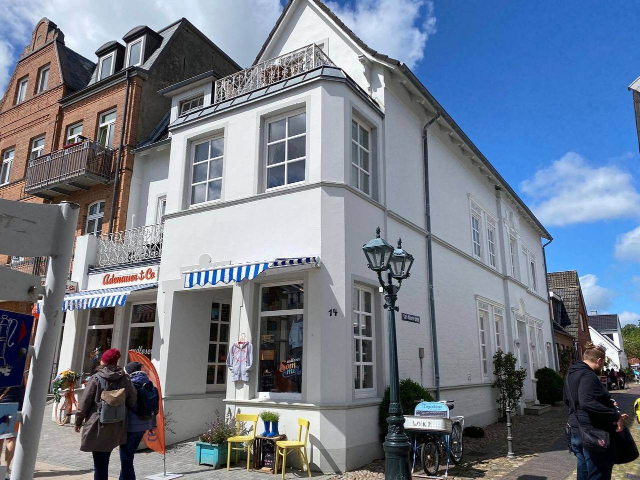 Ganze Ferienwohnung, Sandwallkoje - Ferienwohnung Sandwallkoje - mit Meerblick und kleinem Balkon in Wyk auf Föhr (Stadt), Wyk auf Föhr