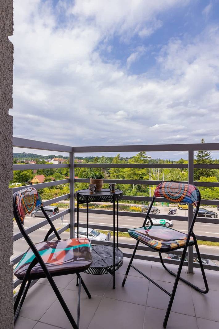 Ganze Wohnung, Spacious Apartment | Air Conditioning, Balcony and Workspace in Dębniki, Krakau
