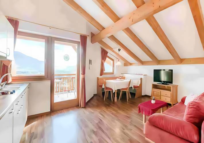 Ferienwohnung für 2 Personen, mit Balkon und Garten in Algund