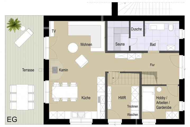 Ferienhaus für 7 Personen, mit Garten und Sauna, mit Haustier - 1
