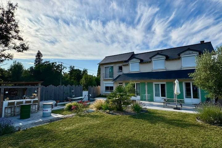 Ferienhaus für 6 Personen mit Garten in Saint-Jean-sur-Mayenne, Mayenne