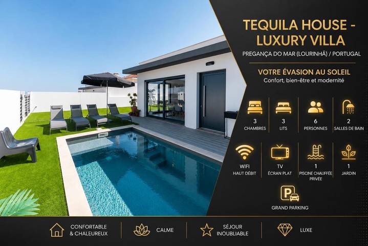 Villa für 8 Personen, mit Terrasse und Garten sowie Pool und Ausblick