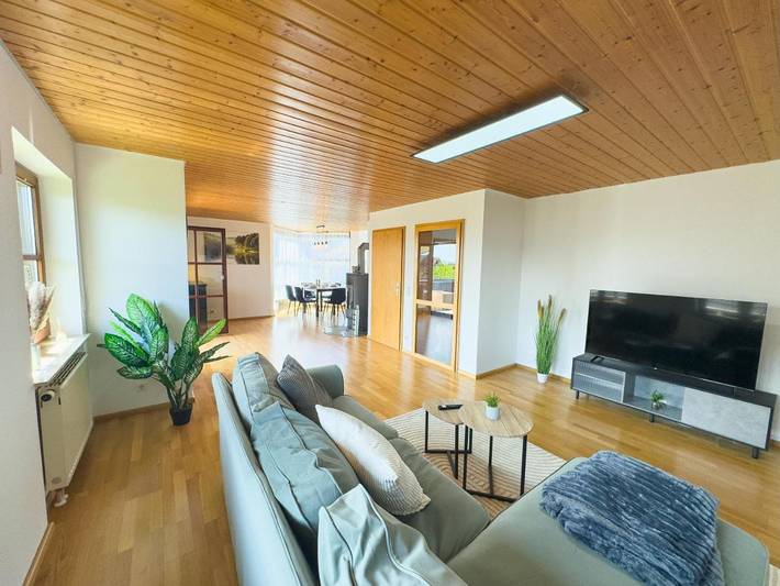 Ferienwohnung für 5 Personen, mit Garten und Ausblick, mit Haustier in Gailingen