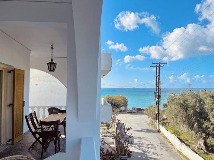 Ferienwohnung für 6 Personen, mit Balkon und Terrasse sowie Ausblick