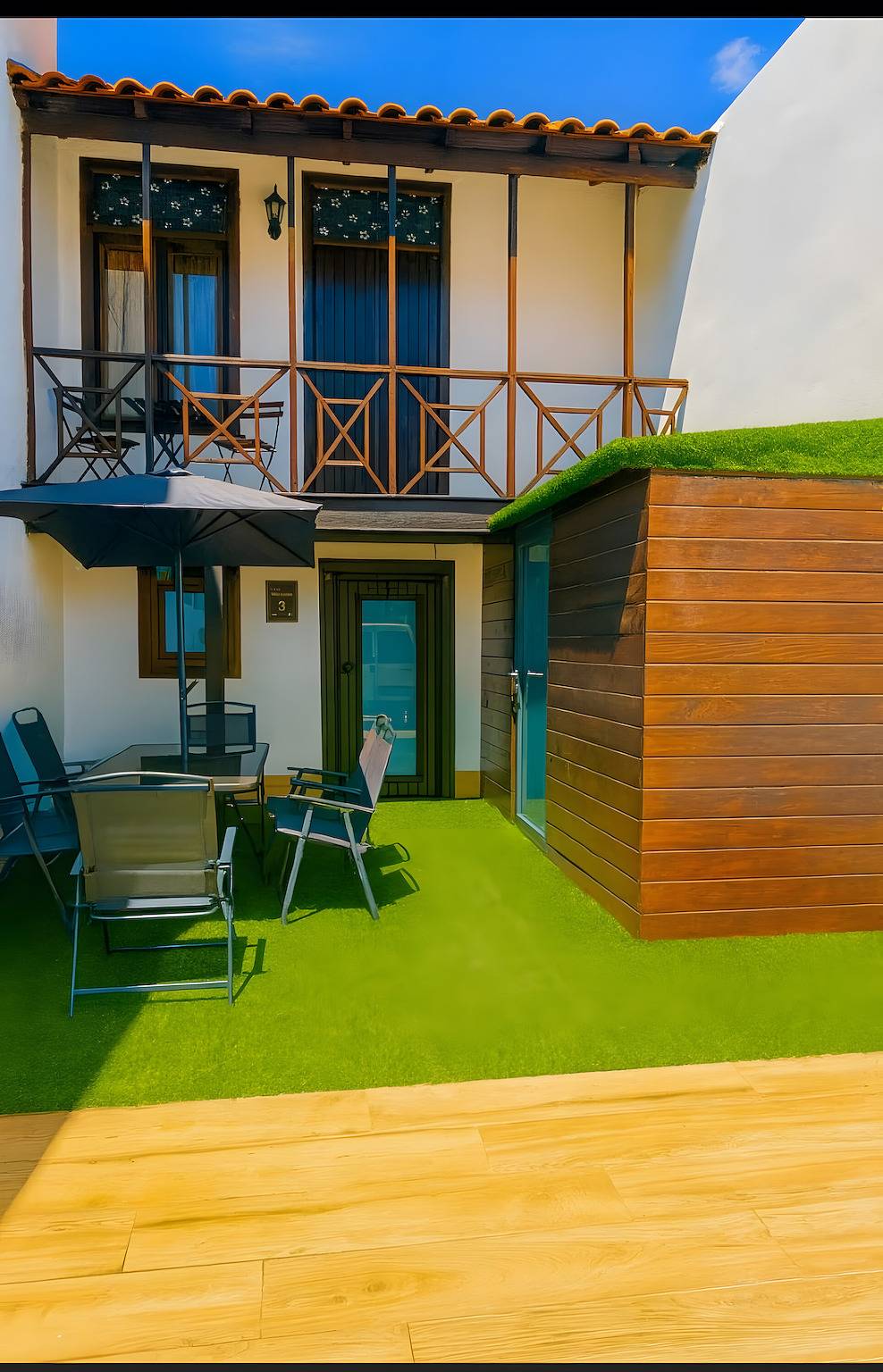 Apartamento entero, Vacaciones en 'Casa Miranda 3' con Terraza Privada, Wi-Fi y Aire Acondicionado in Candelaria, Tenerife Sur