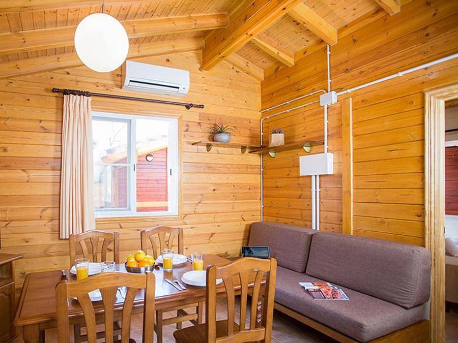 Camping Bonterra Resort - Chalet 4 persons - Melia wooden chalet in Benicassim, Costa del Azahar