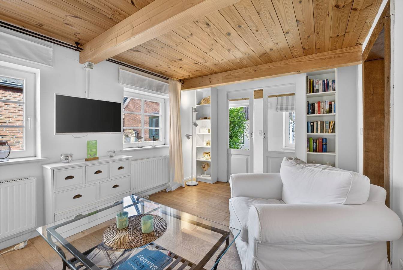 Ganze Wohnung, Ferienwohnung mit eigenem Eingang und Terrasse im historischen Fischerhaus in Maasholm, Kappeln & Umgebung