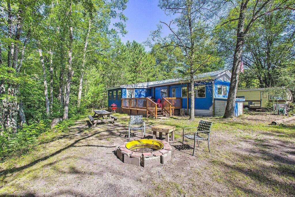 Little Manistee Riverfront Cabin w/ Fire Pit! in Lake County (MI)