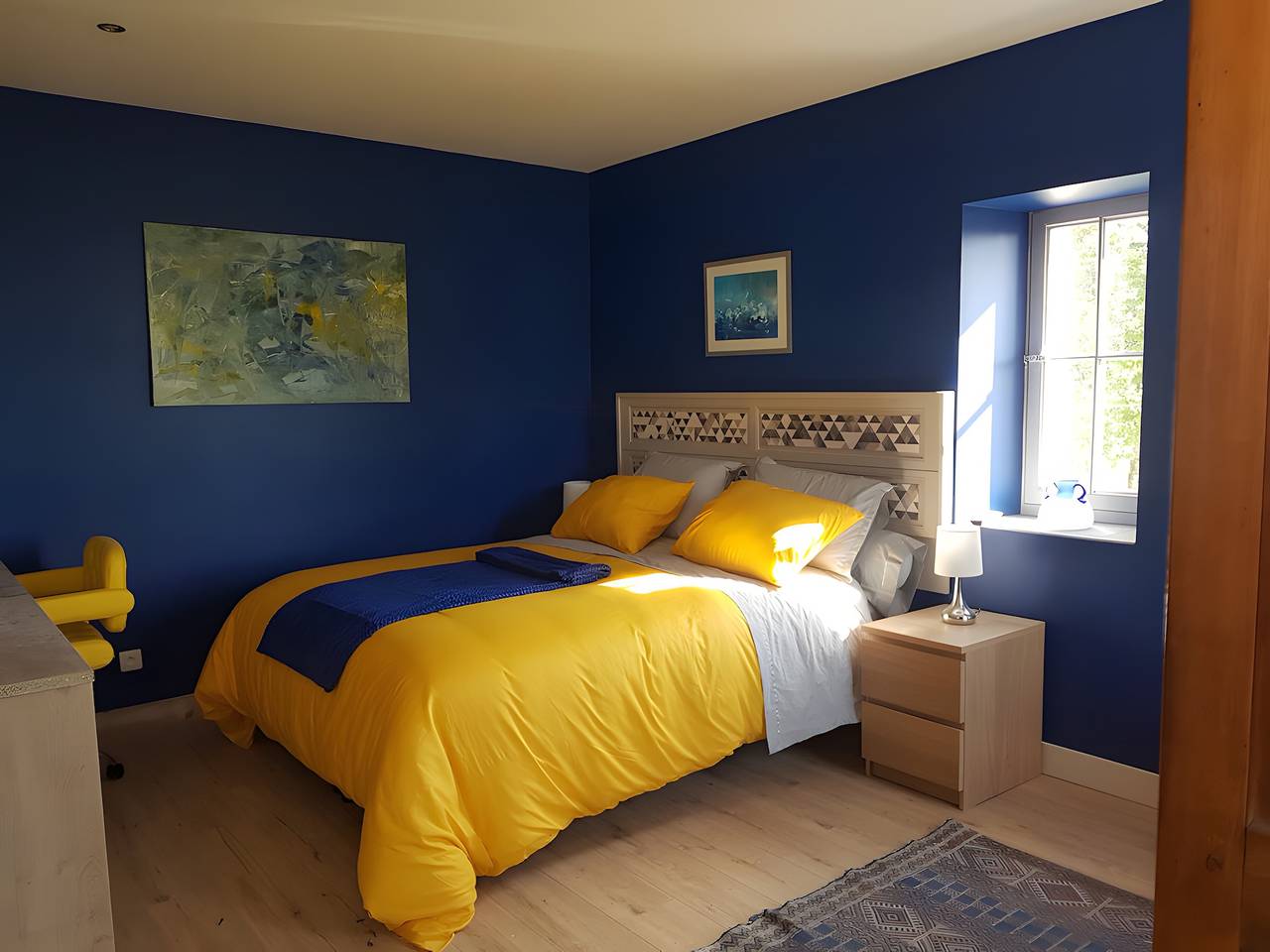 Chambre d’hôtes De La Vaine avec terrasse privée, jardin privé et Wi-Fi in Cartelègue, Région de Blaye