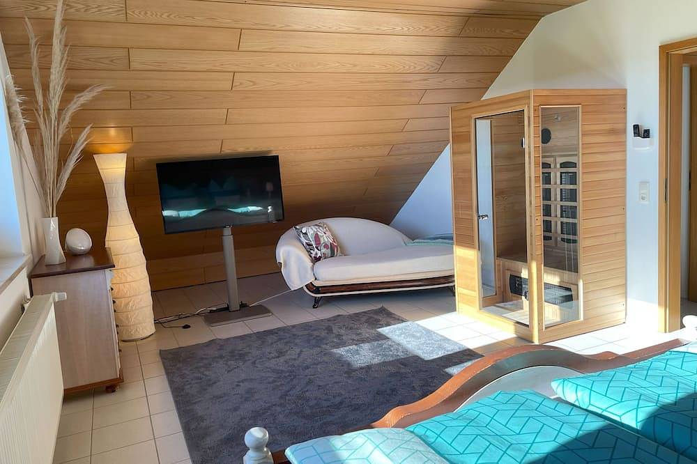 Ganze Wohnung, 160 m² Ferienwohnung Ruhige Ortsrandlage Über dem Rheintal Gegenüber der Loreley in Sankt Goar, Mittelrhein