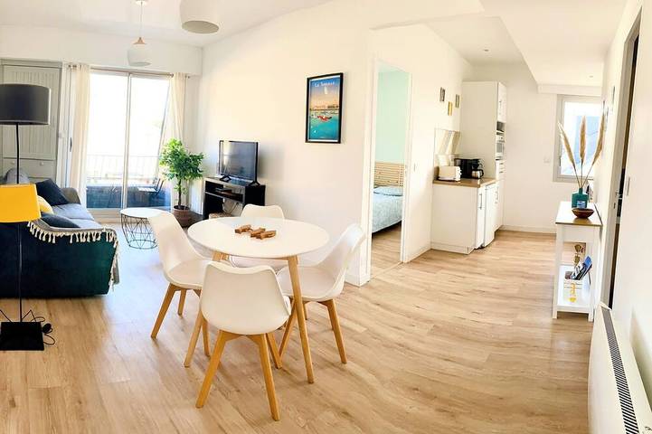 Appartement de vacances pour 4 personnes, avec balcon, animaux acceptés