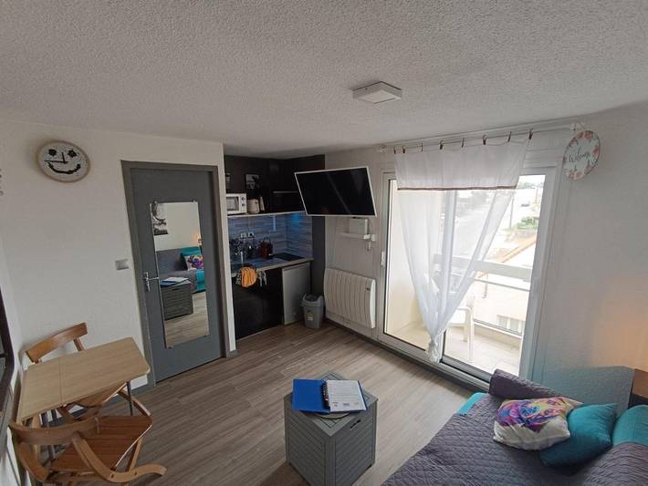 Gîte pour 2 personnes, avec vue et balcon dans Stella Plage - 2
