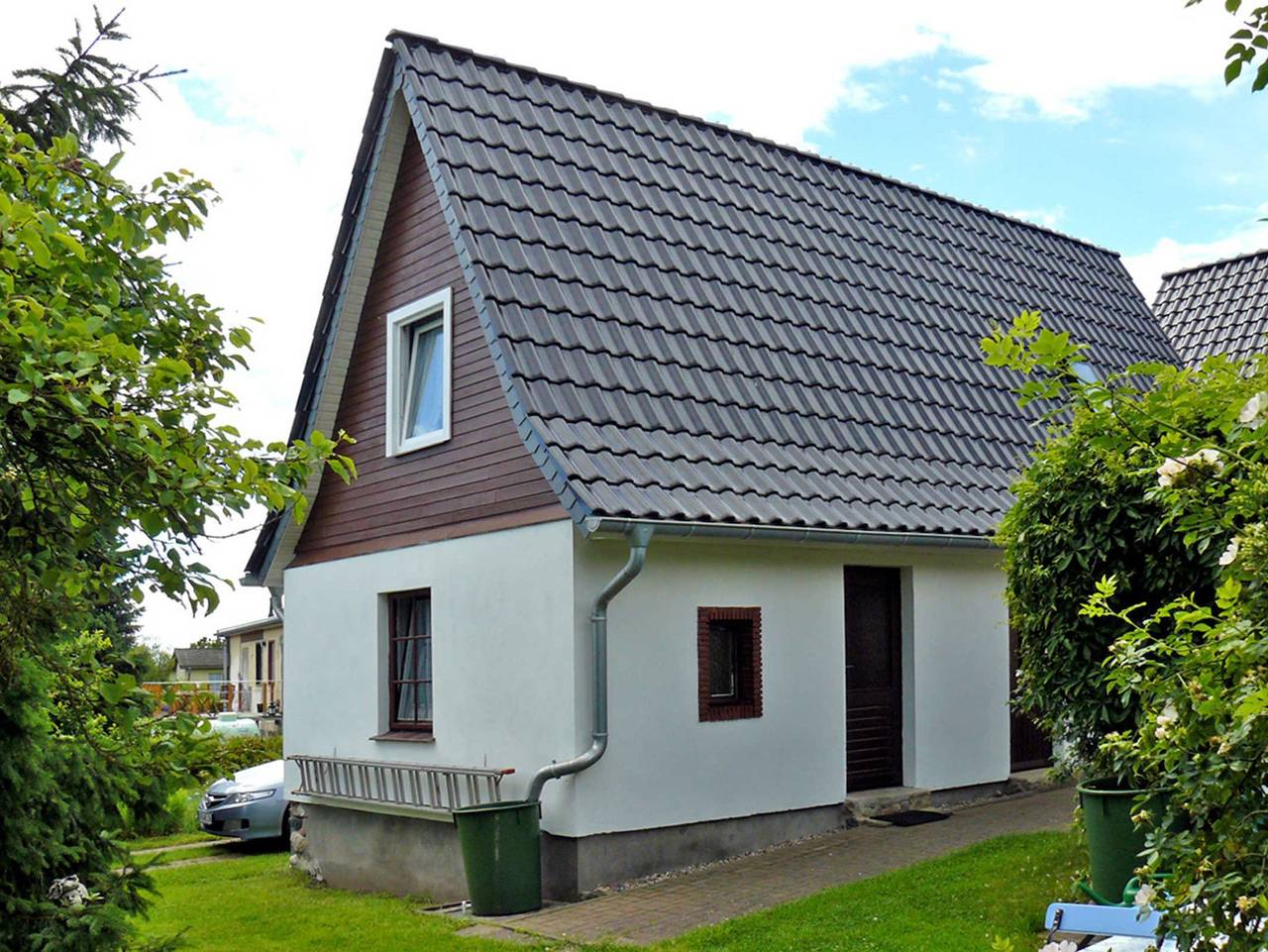 Ganze Ferienwohnung, Ferienhaus Boddenkieker - Ferienhaus in Freest, Vorpommern