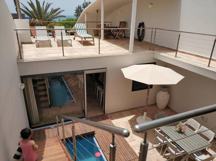 Finca für 10 Personen, mit Terrasse und Garten sowie Pool und Ausblick in Costa Calma