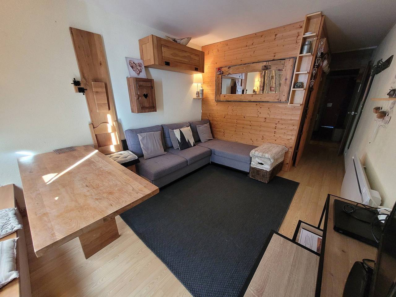 Entire studio, Renovated studio 3/4 pers · South balcony · Ski-in/ski-out in La Plagne, Aime-la-Plagne