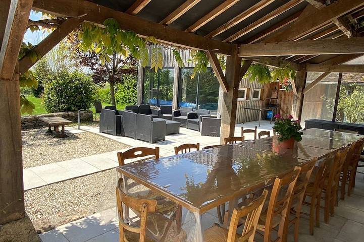 Gîte pour 8 personnes, avec jardin, animaux acceptés