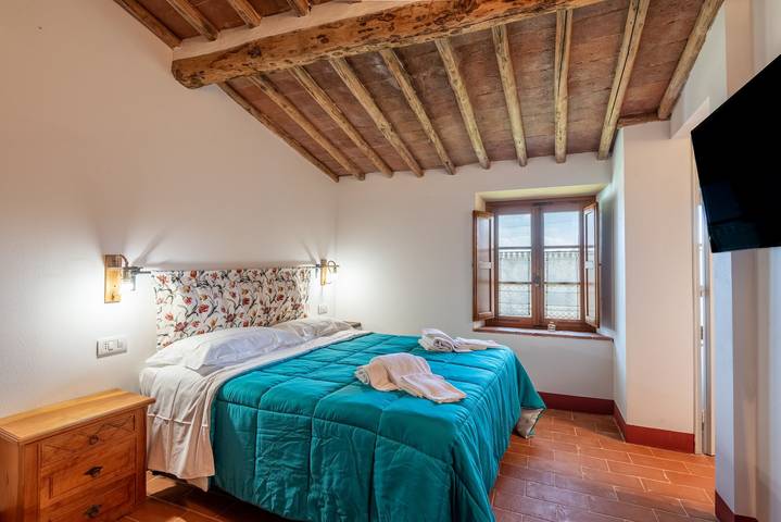 Camera 'Castagno'- Agriturismo la Taverna di Celsa con piscina condivisa in Sovicille, Chianti