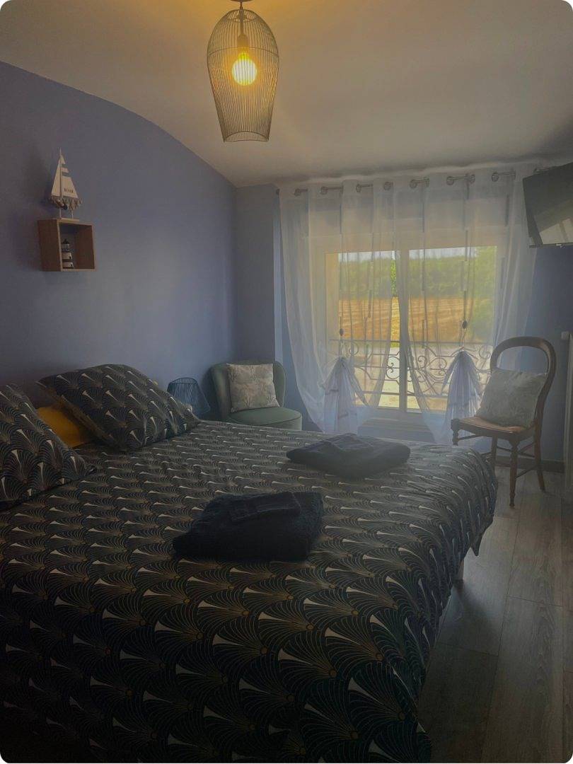 Chambres d'hôtes Chez Babeth & Roland - Chambre Océan in Verdille, Charente