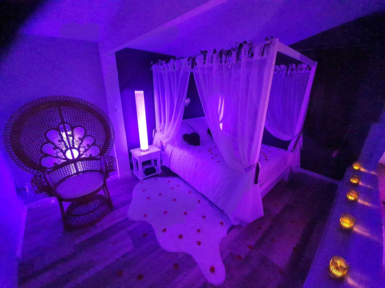 Gîte "Le Romantique" Spa'Tio in Saint-Maximin (Oise), Oise