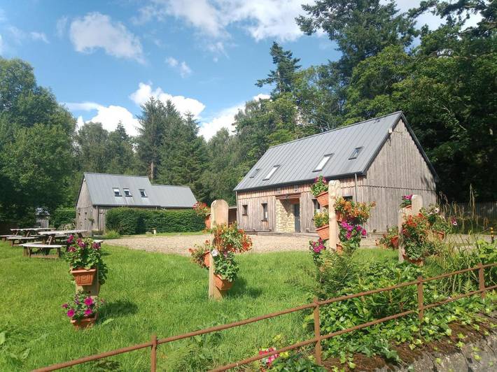 Casa de huéspuedes para 2 personas, con vistas y jardín en Escocia