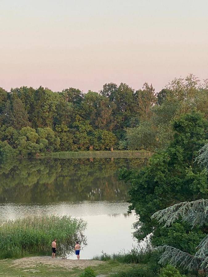 Ferienwohnung für 5 Personen, mit Garten und Seeblick sowie Ausblick