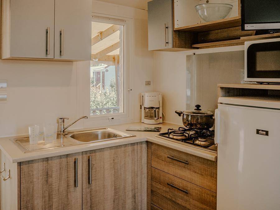 Camping La Bolée d'Air - Mobilheim 4 personen - Adria - 2 Zimmer in Saint-Vincent-sur-Jard, Vendée