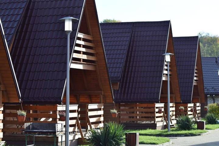 Ośrodek wypoczynkowy dla 5 osób, z ogród i widok na jezioro oraz widok - 1