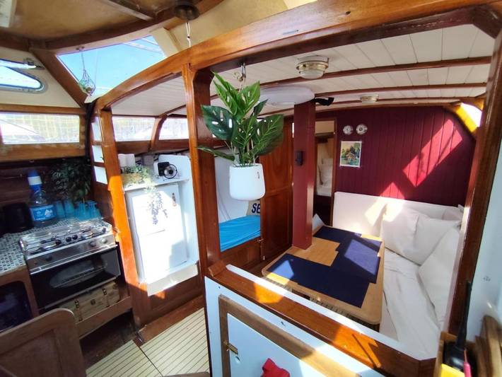 Bateau pour 4 personnes, avec vue en Normandie