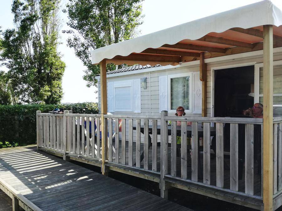 Camping et Parc Les Goelands - Mobilhome 6 personas - Mh2 N°57 Pmr con instalaciones sanitarias in Arzal, Côte des Mégalithes