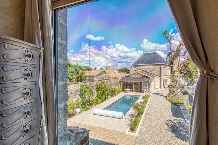 Maison de vacances pour 4 personnes, avec balcon à Lamarque