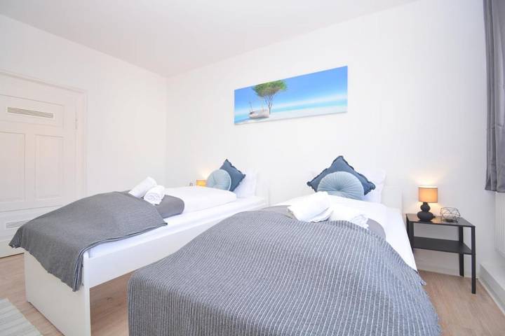 Ferienwohnung für 4 Personen, mit Terrasse und Ausblick in Ebrach