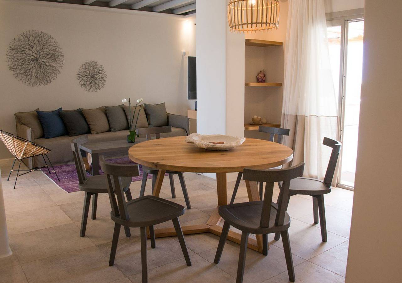 Elegant Mykonos Villa | Villa Rowena | 4 Bedrooms | Breathtaking Sea Views | Spacious Furnished Sun Terrace | Private Outdoor Hot Tub | Bbq Facilities | Shaded Outdoor Dining Area | Agia Sofia, Tourlos in Tourlos (Mykonos), Mykonos