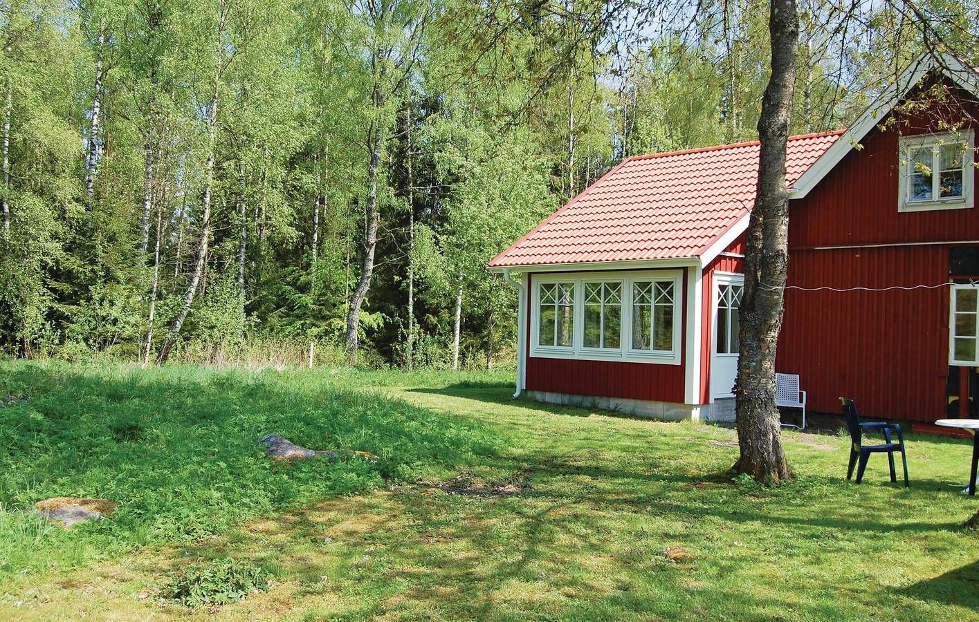 Ferienhaus für 6 Personen mit Garten in Kronoberg