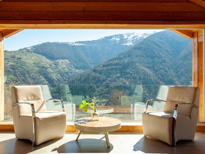 Ferienhaus für 5 Personen, mit Terrasse und Sauna sowie Garten im Wallis - 2
