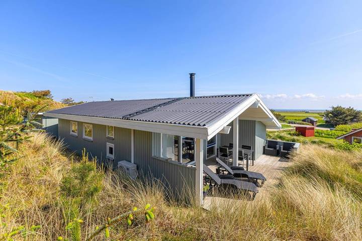 Villa for 6 personer, med Balkon/Terrasse og Sauna samt Udsigt i Årgab