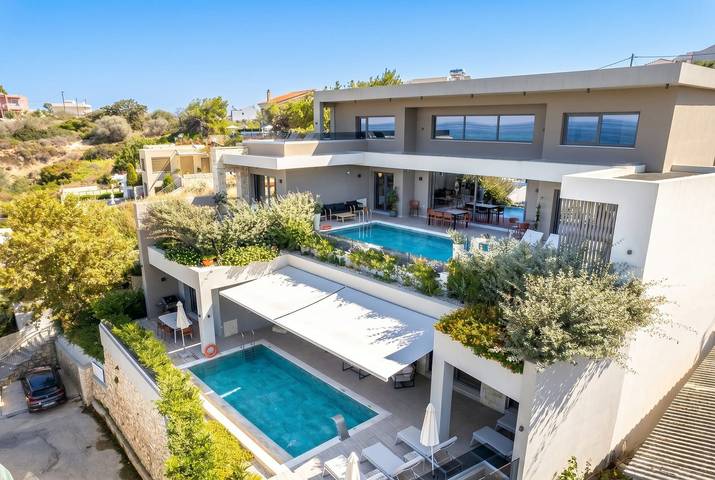 Ferienhaus für 17 Personen, mit Meerblick und Terrasse